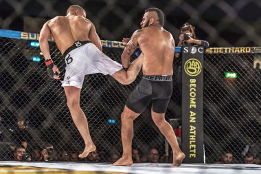 Oliver Enkamp vs Rickson Pontes mücadele 