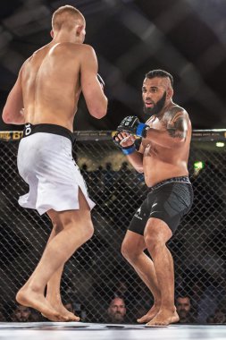 Oliver Enkamp vs Rickson Pontes mücadele 