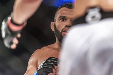 Oliver Enkamp vs Rickson Pontes mücadele 
