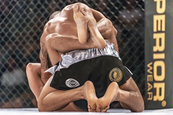 Luta entre Michel Ersoy vs Fabien Gallinaro no Superior Chall — Fotografia de Stock