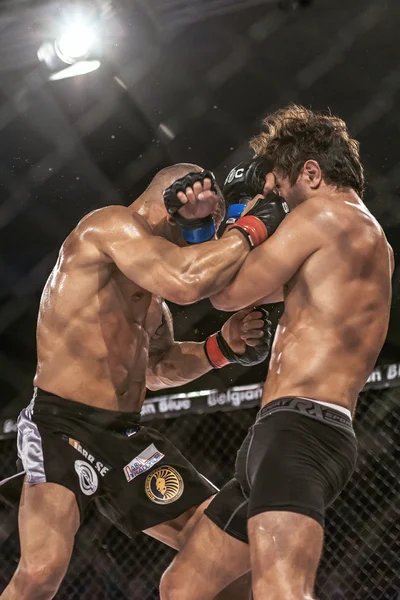 Lucha entre Michel Ersoy vs Fabien Gallinaro en Superior Chall —  Fotos de Stock