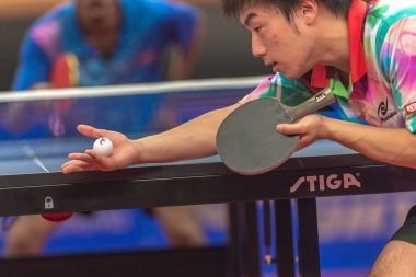 Masa Tenisi turnuvasında Soc Arena Eriksdal oyuncular