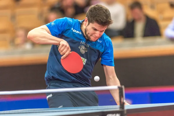 Dimitrij Ovtcharov (GER) vs Mattias Karlsson (SWE) dans le tableau — Photo