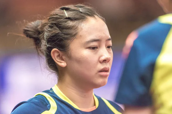 Doble final femenina entre Corea y Taipei en el ping-pong — Foto de Stock