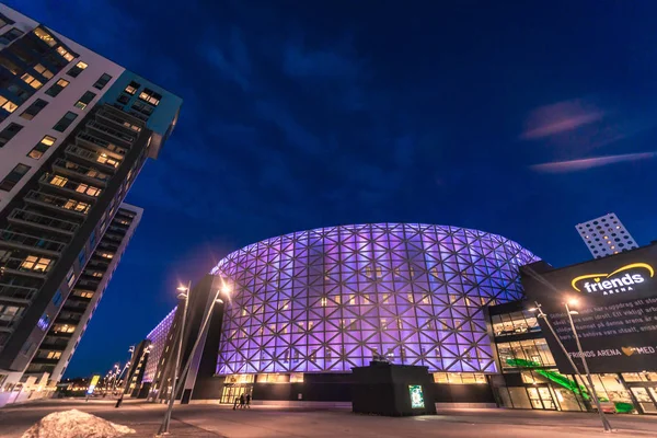 Exterior of the Sweden International Horse Show at Friends arena — Stock Photo, Image