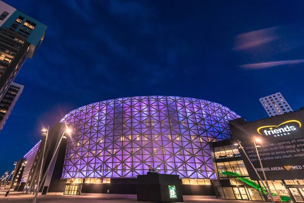 Exterior del Salón Internacional de Caballos de Suecia en el estadio Friends — Foto de Stock