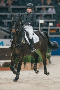 Samantha Birch İsveç'te kapalı Cross Country Event'de ben