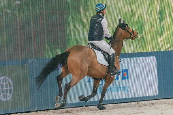 Ludwig Svennerstal bij het Indoor Cross Country-event in de Zwe — Stockfoto