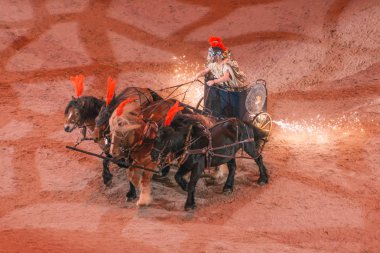 Roma İmparatorluğu'nun savaş arabası olay İsveç uluslararası at Sho