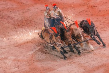 Roma İmparatorluğu'nun savaş arabası olay İsveç uluslararası at Sho