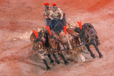 Roma İmparatorluğu'nun savaş arabası olay İsveç uluslararası at Sho