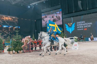 Kazanan Bertram Allen İsveç Grand Prix Ödülü cermony