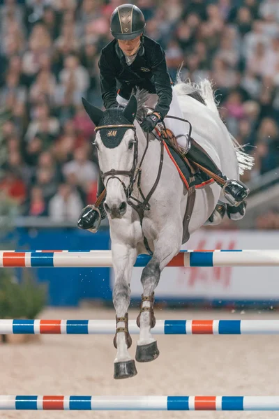 Malin Baryard poslán na Grand Prix Švédska ve Švédsku v — Stock fotografie