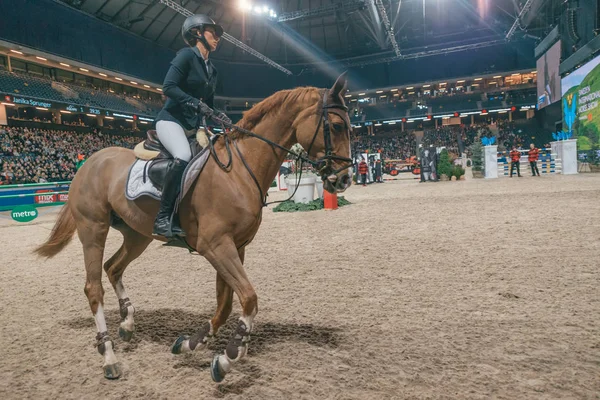 Janika Sprunger al Gran Premio di Svezia Internati — Foto Stock