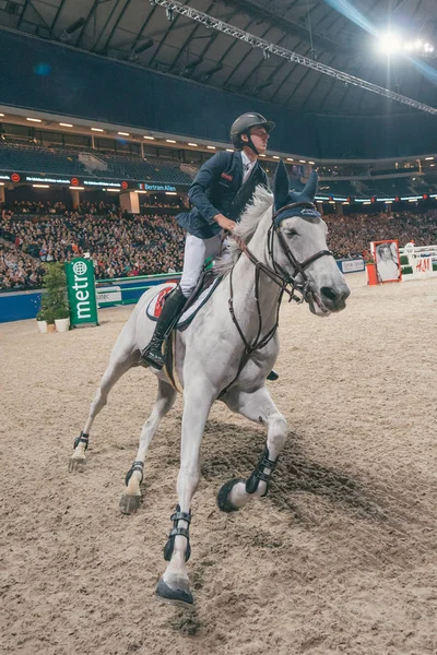 Bertram Allen på Sweden Grand Prix i det Sverige internationellt — Stockfoto