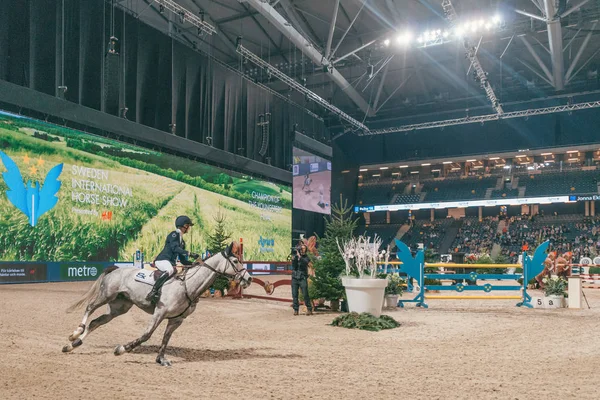 Jonna Ekberg på mästare av ungdomarna finalen i svenska — Stockfoto