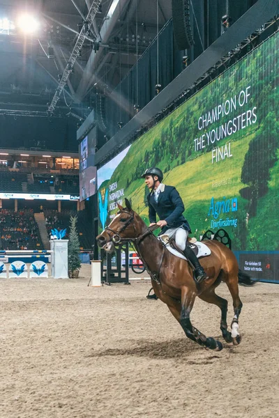 Robin Ingvarsson à la finale du Champion des jeunes dans la — Photo