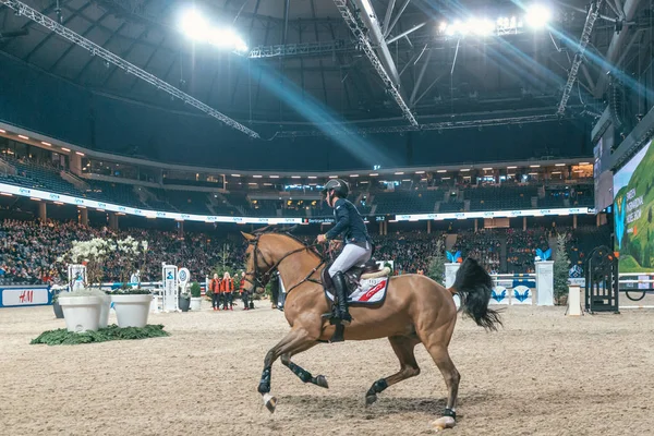 Аллен Бертрам в чемпіон молодих людей Ронкетті в Swe — стокове фото