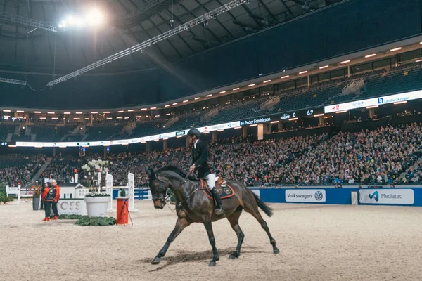 A svéd nemzetközi lovas Show-t barátai Svédország nagydíj — Stock Fotó