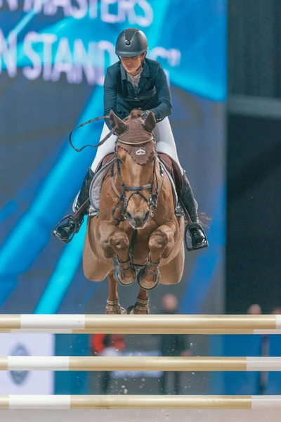 Grand Prix de Suède au Salon International du Cheval de Suède à Frie — Photo