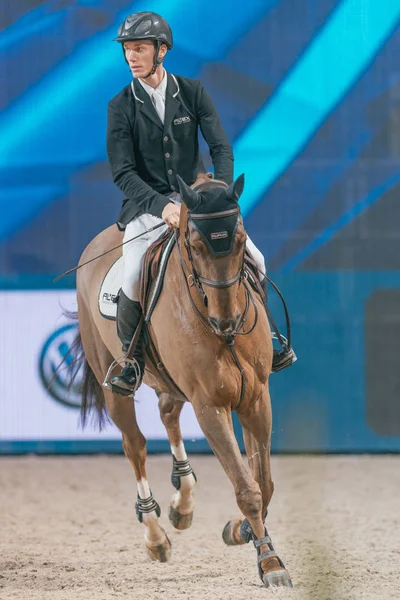 Grand Prix de Suède au Salon International du Cheval de Suède à Frie — Photo