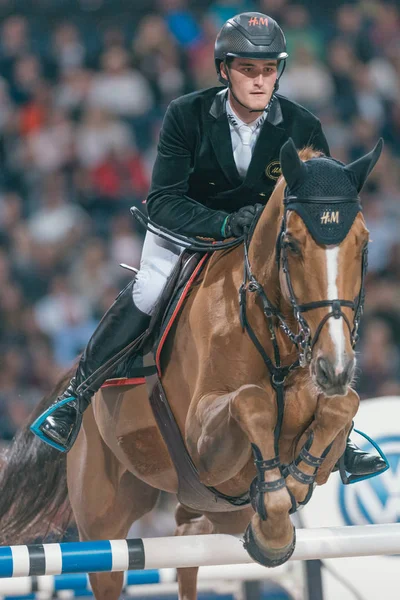 Sverige Grand Prix i Sverige internationella Horse showen på Frie — Stockfoto