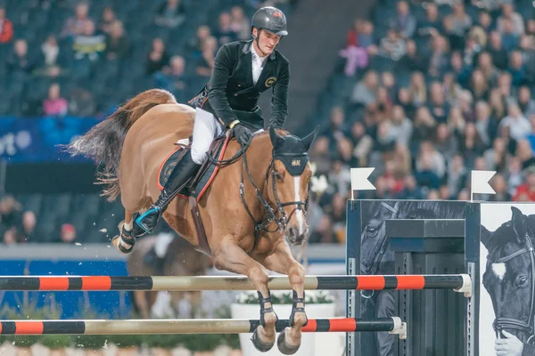 Grand Prix de Suède au Salon International du Cheval de Suède à Frie — Photo