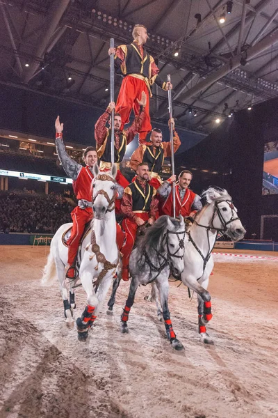 Grand Prix de Suède au Salon International du Cheval de Suède à Frie — Photo