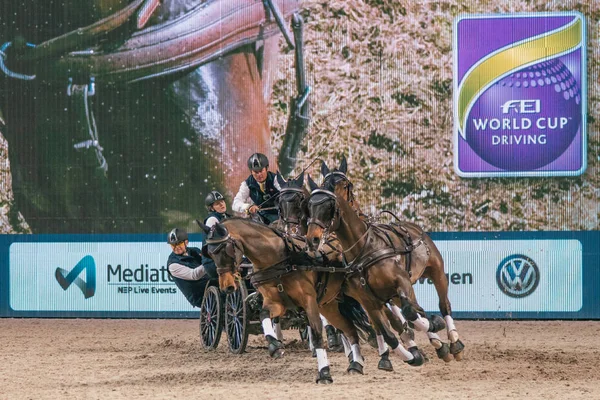 Boyd Exell à la finale de la Coupe du monde FEI en Suède Inte — Photo