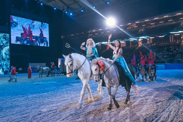 Julshow på Sweden International Horse Show på Friends — Stockfoto