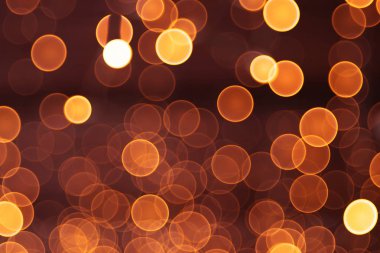 Defocused ışıkları bir büyük sıcak arka plan ve güzel bokeh oluşturma