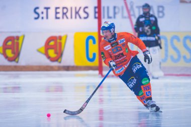 Jens Wiik at the bandy game between Hammarby and Bollnas clipart