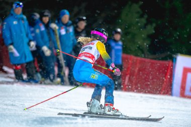 Frida Hansdotter (Swe) FIS paralel slalom şehir olay 