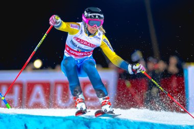 Frida Hansdotter (Swe) FIS paralel slalom şehir olay 