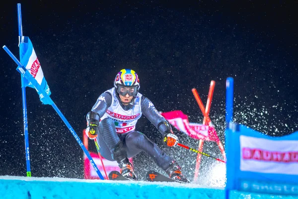 Stefano Gross (ITA) en el evento FIS Parallel slalom city en Ham —  Fotos de Stock