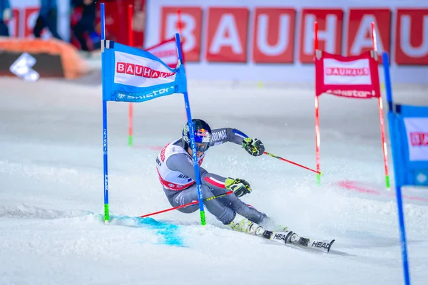 FIS paralel slalom şehir olay Alexis Pinturault (Fra) — Stok fotoğraf