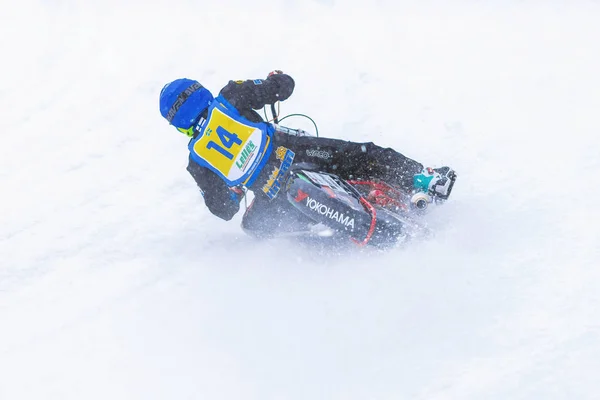 Iceracing гонщиків під час шведські національні чемпіонати на Гц — стокове фото