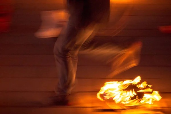 Célébrations de Chaharshanbeh Soori ou un festival de feu à celebr — Photo