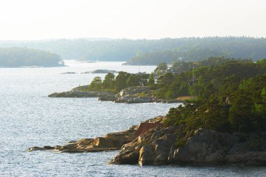 Haze Sto adalar ile İsveçli east coast kıyı