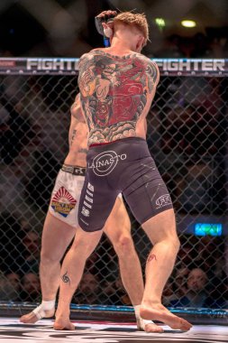 Arada Zebaztian Kadestam vs Juho Valamaa çift, MMA mücadele