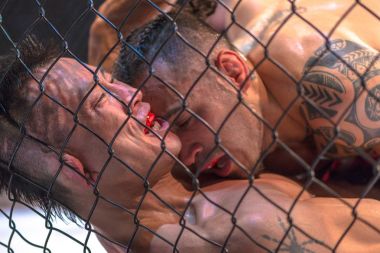 MMA mücadele Thomas Hytten vs Fernando Flores çift c arasında