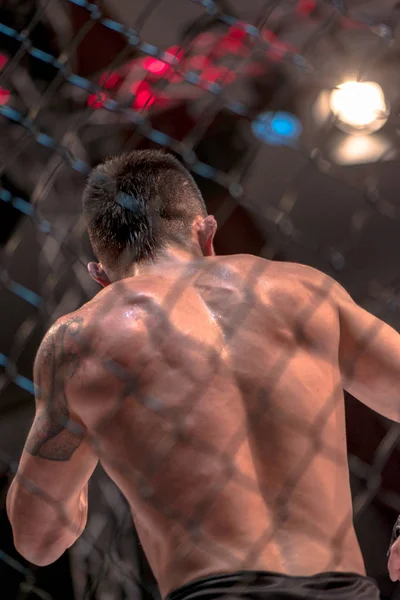 MMA lotta tra Thomas Hytten vs Fernando Flores a Superior C — Foto Stock