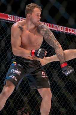 MMA mücadele Zvonimir Kralj vs Marthin Hamlet çift c arasında