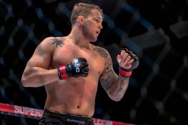 MMA mücadele Zvonimir Kralj vs Marthin Hamlet çift c arasında