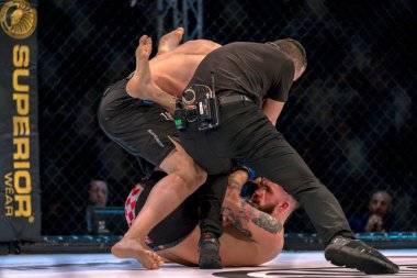 MMA mücadele Zvonimir Kralj vs Marthin Hamlet çift c arasında