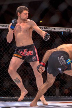 MMA mücadele arasında çift Challenge 15 Eriksdalshallen içinde
