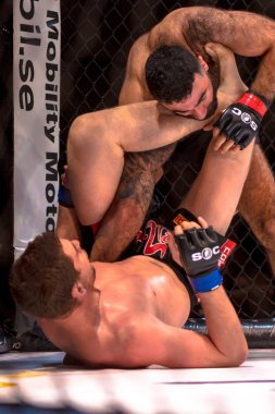 MMA mücadele arasında çift Challenge 15 Eriksdalshallen içinde