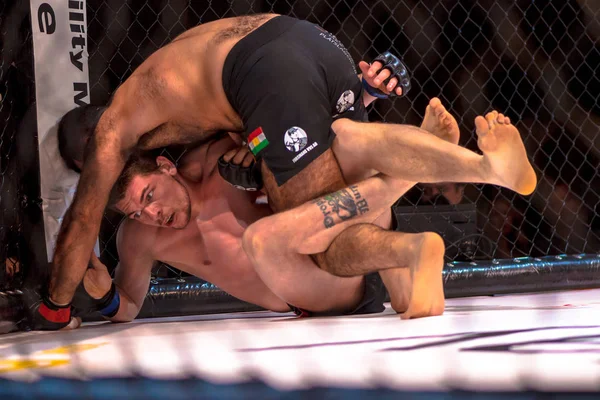 MMA luta entre no Desafio Superior 15 em Eriksdalshallen em — Fotografia de Stock