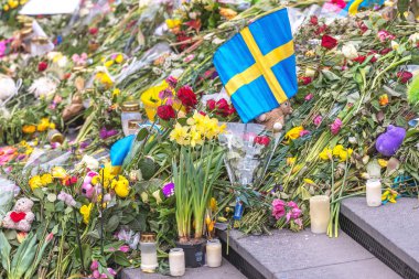 Flowerbed Sergels torg Terör saldırısından sonra