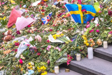 Flowerbed Sergels torg Terör saldırısından sonra